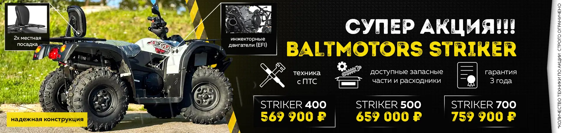 Baltmotors Striker акция