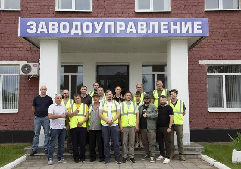 Визит на завод Stela