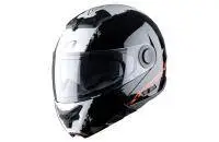 Шлем ASTON RT800 STRIPES Graphic Exclusive, белый / черный