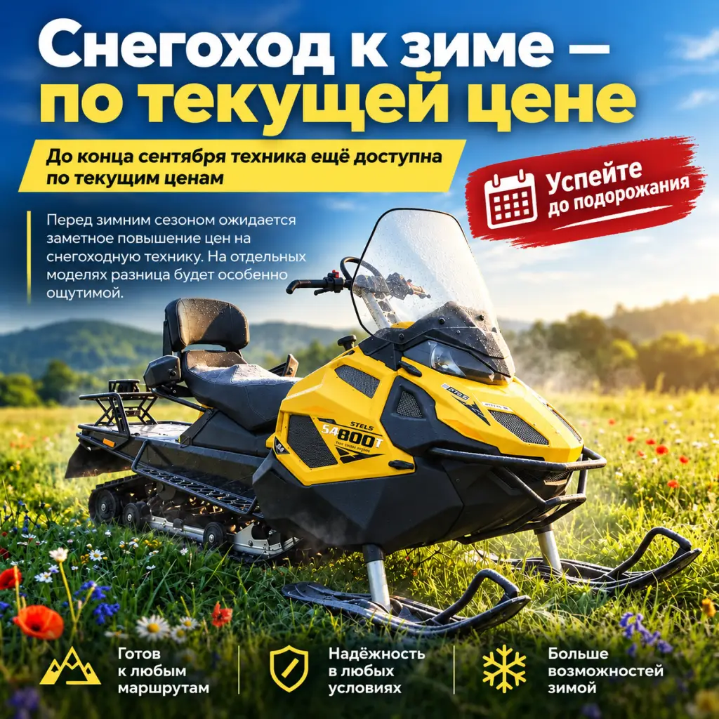 Снегоходы STELS от stels-piter