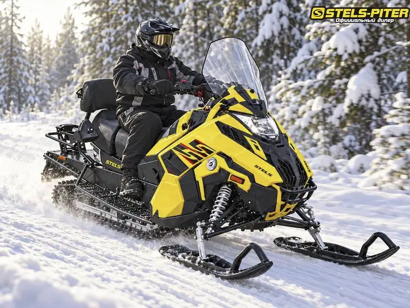 Снегоход Stels Витязь 300L желтый в Stels-Piter