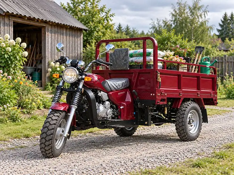 Мотоцикл Racer RC250ZH MURAVEI с грузом