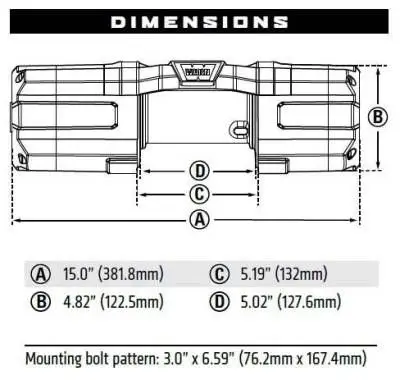 Лебедка WARN UTV AXON 45