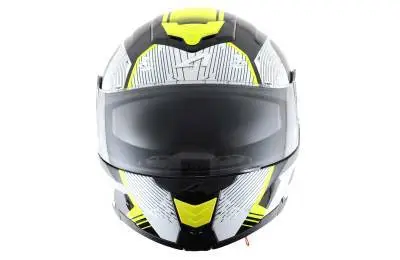Шлем ASTON RT1200 graphic VIP, черный / белый / желтый