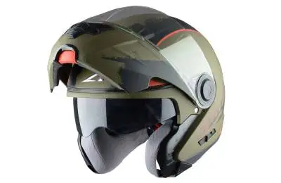 Шлем ASTON RT800 VENOM Graphic Exclusive, хаки / черный
