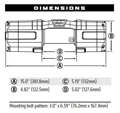 Лебедка WARN UTV AXON 55-S