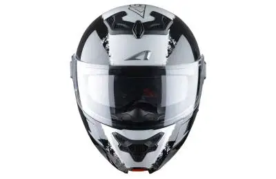 Шлем ASTON RT800 STRIPES Graphic Exclusive, белый / черный