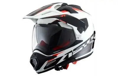 Шлем ASTON Cross Tourer Adventure, белый / черный