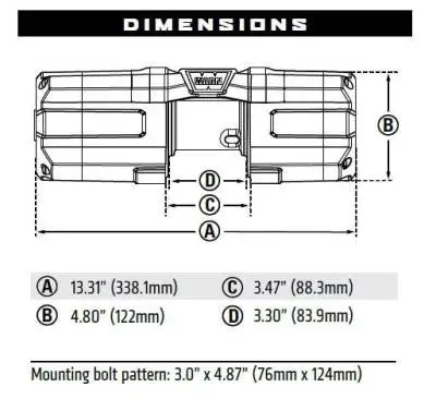 Лебедка WARN ATV AXON 35-S