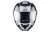 Шлем ASTON RT800 STRIPES Graphic Exclusive, белый / черный